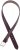 Ulla Popken Snake Embossed Belt Burgundy - Damesriemen - 
