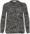 Kaffe Curve Mila Ami Blouse Zwart/Turtledove - Blouses & tunieken - 