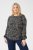 Kaffe Curve Mila Ami Blouse Zwart/Turtledove - Blouses & tunieken - 