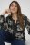 Kaffe Curve Kimmie Blouse Black Chalk Embroidery - Blouses - 
