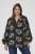 Kaffe Curve Kimmie Blouse Black Chalk Embroidery - Blouses - 