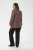 Kaffe Curve Belle Blouse Pink Black Graphic Flower - Blouses - 