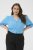 Kaffe Curve Gabby Blouse Azure Blue - Blouses - 