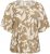 Kaffe Curve Marla Blouse Oak Chalk Leaf - Blouses - 