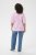 Kaffe Curve Marla Blouse Pink Frosting Chalk Leaf - Blouses - 