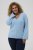 Kaffe Curve Jilanda V-Neck Pullover Blue - Truien & knitwear - 