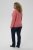 Kaffe Curve Jilanda V-Neck Pullover Red - Truien & knitwear - 