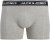 Jack & Jones Hector Solid Trunks 5-Pack Grey - Boxershorts - Grote Maten Boxershorts Heren