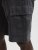Jack & Jones Cole Hudson Belted Cargo Shorts Black - Shorts - Grote Maten Korte Broeken Heren