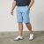 North Latitude 61147 Chino Shorts Middenblauw - Shorts - Grote Maten Korte Broeken Heren