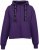 Nora Mikken GERTRUD Cropped Hoodie Purple - DAMESKLEDING XS-XXL - 