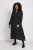 Kaffe Curve Olivia Jurk Zwart met Mustang stip - Kleedjes - 