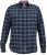 D555 Luton Checked Flanell Shirt Navy - Hemden - Overhemden Grote Maten Heren