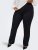 Only Carmakoma Pever Flared Pants Black - Broeken - 