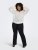 Only Carmakoma Pever Flared Pants Black - Broeken - 