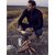 JP1880 Sweater Knitter with Zipper Black - Sweaters & Hoodies - Sweaters & Hoodies Grote Maten Heren