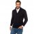 JP1880 Cardigan Knitted with Zipper Navy - Sweaters & Hoodies - Sweaters & Hoodies Grote Maten Heren