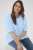 Kaffe Curve Minia Pullover Powder Blue Melange - Gebreide truien - 