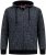 Duke Fareham Bonded Sherpa Lining Knitted Hoodie Grey - Sweaters & hoodies - Sweaters & Hoodies Grote Maten Heren