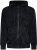 Kam Jeans 7082 Garment DYE with Zipper Hoodie Black - Sweaters & hoodies - Sweaters & Hoodies Grote Maten Heren