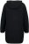 Ulla Popken Teddy Fleece Hooded Zip Neck Sweatshirt Black - Sweaters & hoodies - 