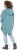 Ulla Popken Teddy Fleece Hooded Zip Neck Sweatshirt Ice Green - Sweaters & hoodies - 