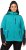 Ulla Popken Contrast Inserts Sweater Knit Hoodie Aquamarine - Sweaters & hoodies - 