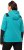 Ulla Popken Contrast Inserts Sweater Knit Hoodie Aquamarine - Sweaters & hoodies - 