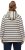 Ulla Popken Stripe Print Loungewear Hoodie Chalk - Sweaters & hoodies - 