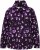 Ulla Popken Floral Print Drawstring Collar Hoodie Black - Sweaters & hoodies - 