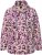 Ulla Popken Floral Print Drawstring Collar Hoodie Vanilla - Sweaters & hoodies - 