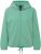 Ulla Popken Drawstring Hem Two-Tone Knit Hoodie Emerald Green - Sweaters & hoodies - 
