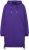 Ulla Popken Longline Lace Up Hoodie Purple - Sweaters & hoodies - 