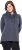 Ulla Popken Lettering GLOWING Hoodie Asphalt Grey - Bedrukte T-shirts voor dames - 
