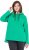 Ulla Popken Lettering GLOWING Hoodie Moss Green - Sweaters & hoodies - 