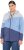 Ulla Popken Color Block Fleece-Lined Hoodie Atlantic Blue - Sweaters & hoodies - 
