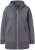 Ulla Popken Decorative Seam Zip-Up Hoodie Graphite Grey - Sweaters & hoodies - 