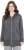 Ulla Popken Decorative Seam Zip-Up Hoodie Graphite Grey - Sweaters & hoodies - 