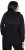 Ulla Popken Mixed Texture Button Down Hoodie Black - Sweaters & hoodies - 