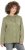 Ulla Popken Mixed Texture Button Down Hoodie Pond Green - Sweaters & hoodies - 