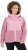 Ulla Popken Mixed Texture Hoodie Wildberry - Sweaters & hoodies - 