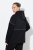 Ulla Popken Mix Fabric Reflective Trim Zip Hoodie Black - Sweaters & hoodies - Warme Sweaters, Hoodies & Truien