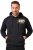 JP1880 Hoodie Breast Print Instinct Black - Sweaters & hoodies - Sweaters & Hoodies Grote Maten Heren