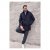 JP1880 Business Coat Zip-out Panel Black - Jassen - Grote Maten Herenjassen