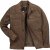 JP1880 Leather Jacket Lambskin Suede Brown - Jassen - Grote Maten Herenjassen