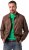 JP1880 Finest Goat Suede Leather Blouson Tobacco Brown - Jassen - Grote Maten Herenjassen