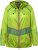Ulla Popken Neon Rain Jacket Activewear Safety Yellow - Jassen - 