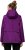 Ulla Popken HYPRAR Water-Repellent Windbreaker Dark Purple - Jassen - 