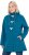 Ulla Popken HYPRAR Water-Repellent Softshell Jacket Teal - Jassen - 