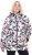 Ulla Popken HYPRAR Water-Repellent Allover Print Jacket Pale Beige - Jassen - 